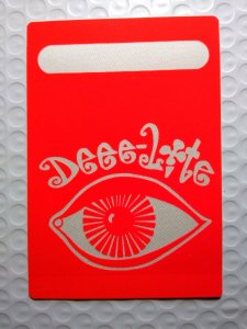 Deee-Lite Groove Is In The Heart Backstage Pass Vintage Cloth Fabric 1990 Dance