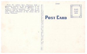 Vintage Veterans Administration Building Cheyenne Wyoming Postcard