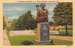 Tecumseh Monument U. S. Naval Academy - Annapolis, Maryland MD