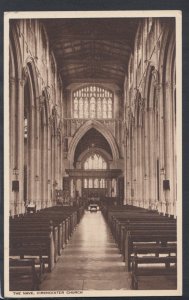 Gloucestershire Postcard - The Nave, Cirencester Church   RS10948