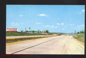 LEBANON MISSOURI ROUTE 66 SUPER HIGHWAY US 66 VINTAGE MO. POSTCARD