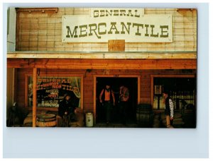 Vintage Movieland Frontier Town Colton, CA. Postcard F126E
