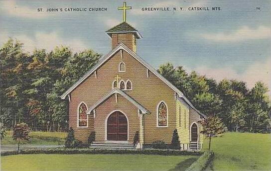 New York Catskill Mts St Johns Catholic Church