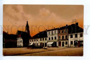 523232 WWI 1918 Germany Steinau Ring with Evangelical Church Vintage real posted