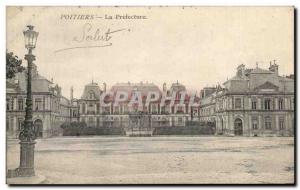 Old Postcard Poitiers The Prefecture