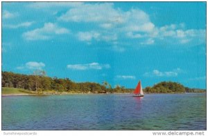 Canada Sailing On Grand Lake Bethel New Brunswick