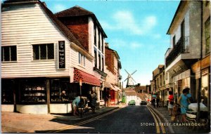 England Stone Street Cranbrook Vintage Postcard C008