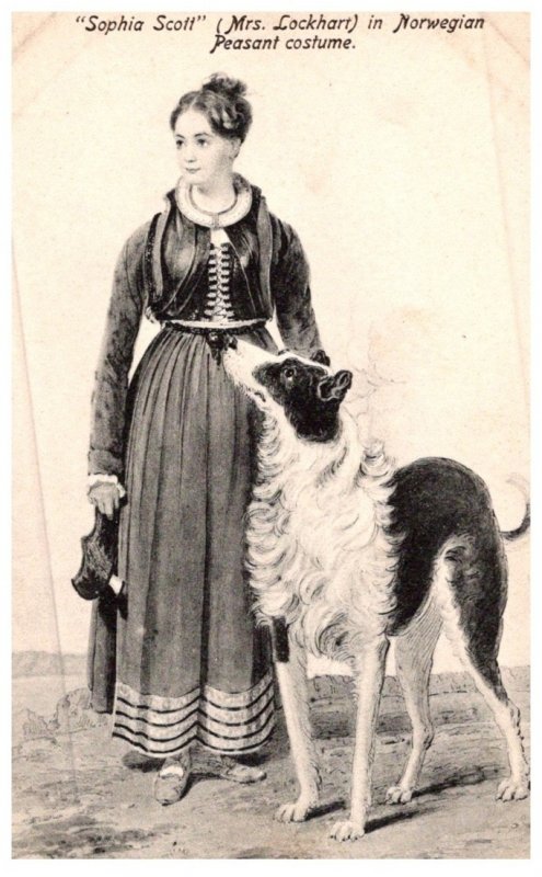 Dog   Sophia Scott with dog