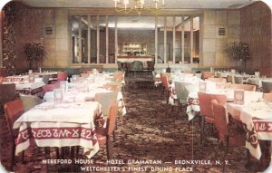 Bronxville New York Hereford House, Hotel Gramatan Vintage Postcard U13093