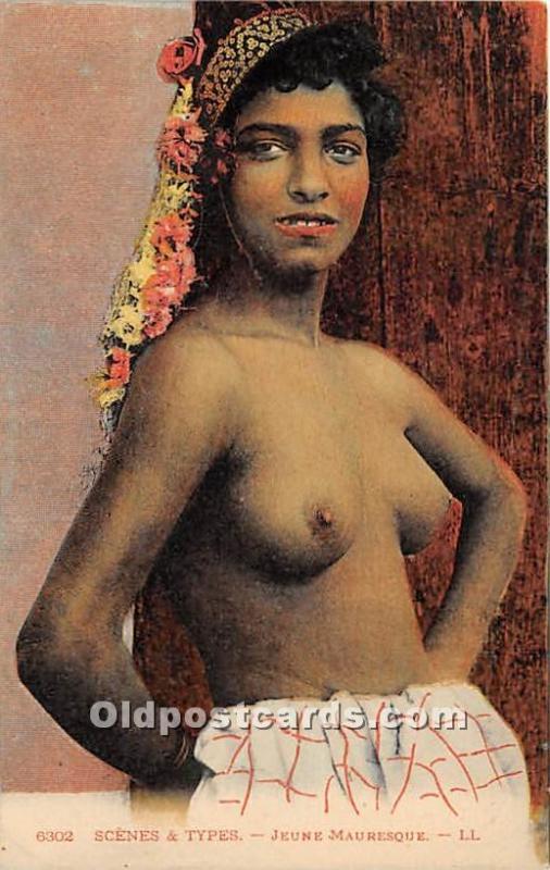 Jeune Mauresque Arab Nude Unused 