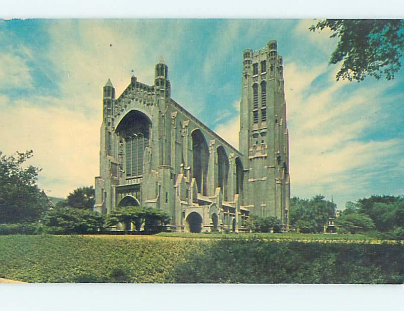 Unused Pre-1980 CHAPEL AT UNIVERSITY OF CHICAGO Chicago Illinois IL L3258@