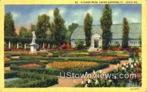 Flower Beds, Shaws Gardens in St. Louis, Missouri