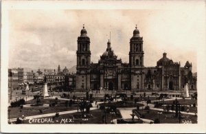 Mexico Catedral Mexico City Vintage RPPC C213