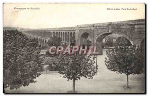 Old Postcard Montpellier Aqueduct