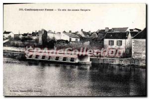 Postcard Old Coulanges Sur Yonne A Corner Of Ancient Walls