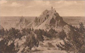 South Dakota Wall Vampire Peak At Cadar Pass Badlands National Monument Alber...