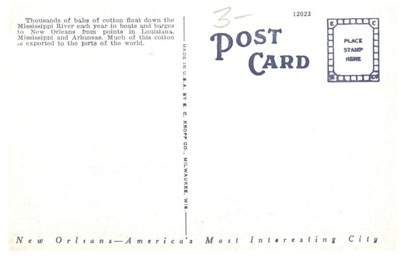 Water Front and Business Section in Wheeling, West Virginia Ship Postcard