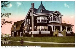 Maine  Houlton  the E L Cleveland residence