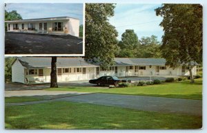 ROCKLAND, Maine ME ~ Roadside WHITE GATES MOTEL 1970 Knox County Postcard