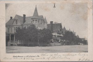 Postcard East Avenue Mt Carmel PA 1907