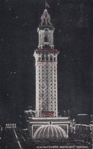 CHICAGO, Illinois, PU-1914; Electric Tower, White City