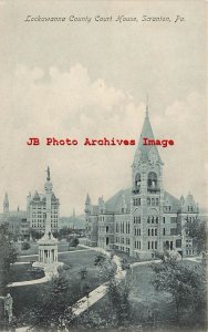 4 Postcards, Scranton Pennsylvania, Court House Scenes