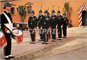 Postcard Modern PRINCIPALITY OF MONACO notes the custody Militaria