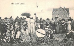 THE SIOUX DANCE INDIAN POSTCARD (1907)
