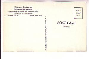 Interior Diplomat Restaurant and Cocktail Lounge, Utica, New York