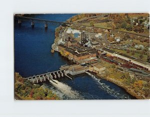 Postcard Dam & Paper Mill, Eau Claire, Wisconsin