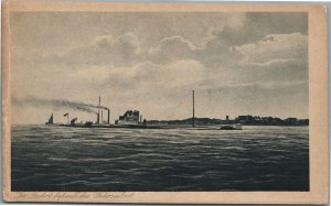 GERMAN SUBMARINE WWI ERA ANTIQUE POSTCARD