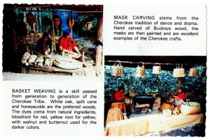 Basket Weaving and Mask Carving - Cherokee Tribe NC, North Carolina