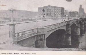 Iowa Des Moines Locust Street Bridge 1911