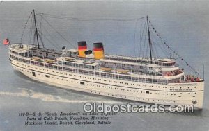 SS South American Lake Superior Ship Unused 