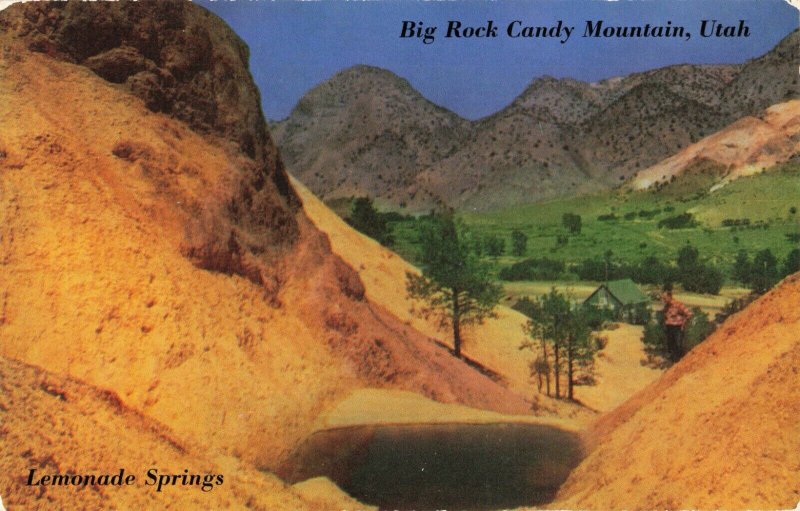 Postcard Lemonade Springs at Big Rock Candy Mountain Utah