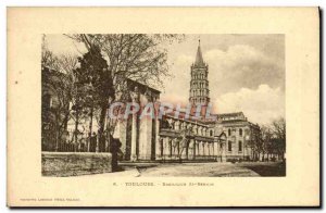 Postcard Old Toulouse St Sernin Basilica