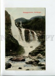 3155869 Norway SKJAEGGEDALSFOS HARDANGER Vintage RPPC to RUSSIA