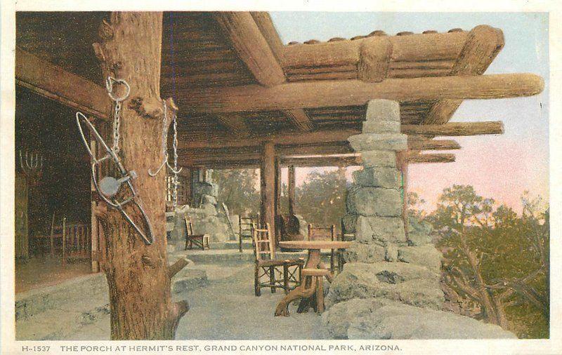 C-1910 Detroit Publishing Harvey Phostint Hermits Grand Canyon Arizona 12260