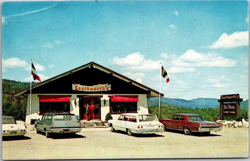 Southworth's Ski Shop & Country Clothier, Killington VT Vintage Postcard K07