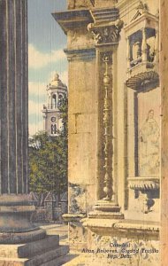 Cathedral, High Reliefs Carved in Stone Ciudad Trujillo Dominican Republic Un...