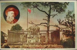 Wildcat Point CO Buffalo Bill Grave c1910 Postcard