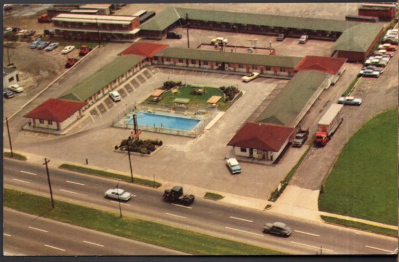 Maryland BALTIMORE 5 Motel Marylander 6401 Pulaski Hwy U.S. 40 - pm1968 - Chrome
