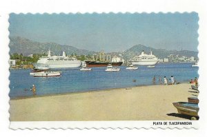Postcard Mexico Tlacopanocha Beach Acapulco Standard View Card 