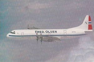 FRED OLSEN AIRTRANSPORT LOCKHEED 188AF ELECTRA