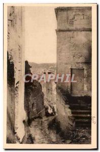 Old Postcard Landscapes and stones Provence Baux B R Old Street Leading the R...