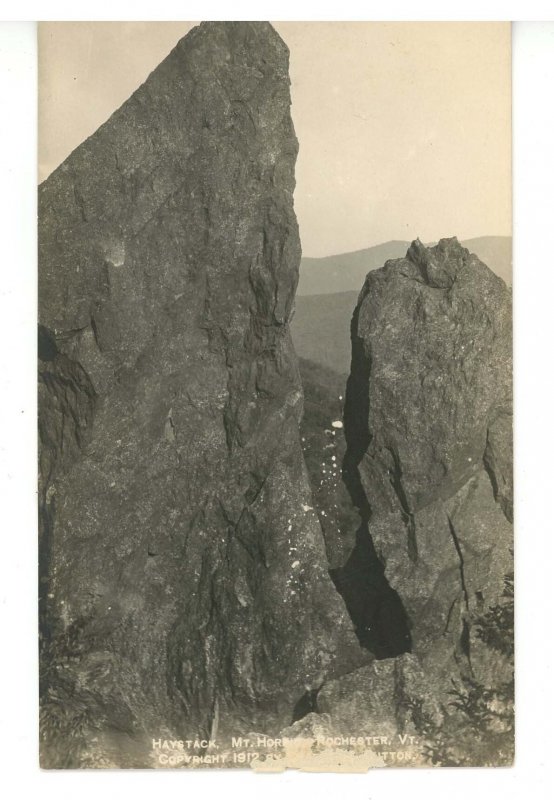 VT - Rochester. Mount Horrid, Haystack ca 1912  RPPC