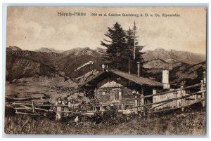 1909 Starnberg Alpine Club Hörnlehütte Section Bad Kohlgrub Germany Postcard