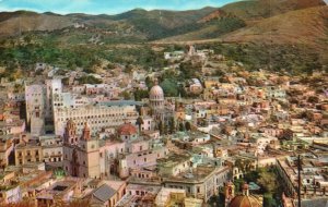 Panoramic View of Beautiful Guanajuato Mexico MX Vintage Postcard