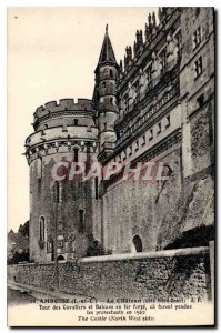Postcard Old Amboise Chateau North West coast tour of the Cavaliers and iron ...