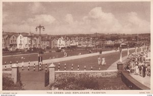 PAIGNTON, Devon, England, 10-30s; The Green And Esplanade ; TUCK